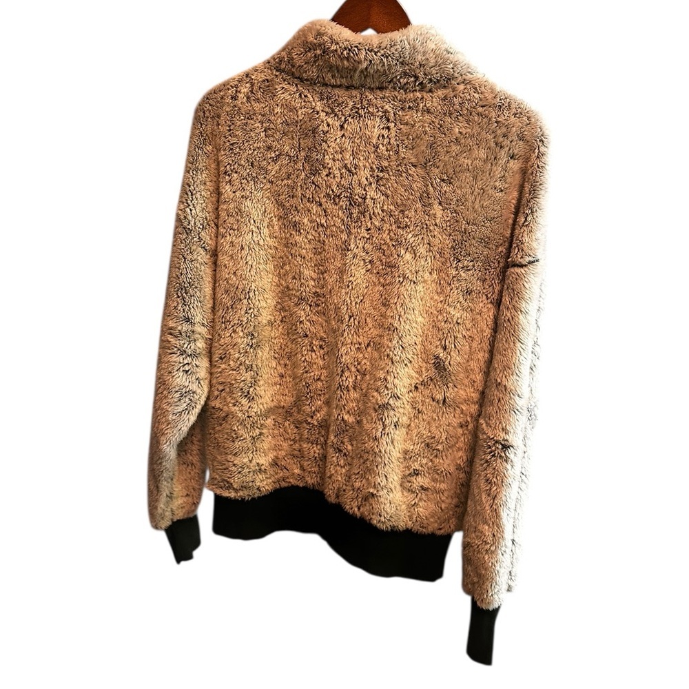 NWT Senita Athletics Dark Green Teddy Jacket w Sherpa - Picture 5 of 7